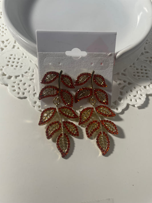 Gold and Red Floral Style